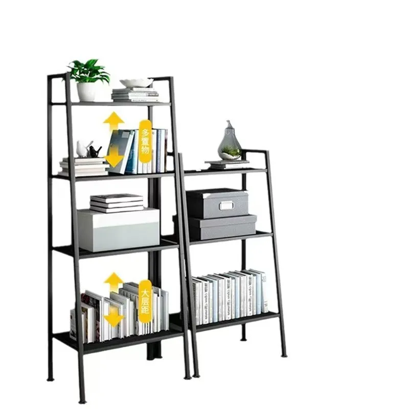 Children's Bookshelf with Ladder Display Shelf Kids Bookcase for Living Room Storage Easy