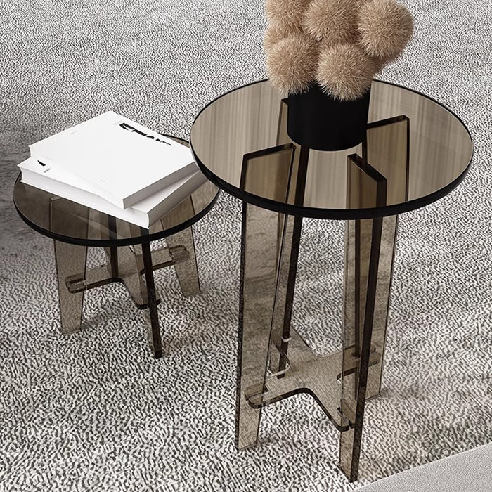 Acrylic Bar Stool Back View