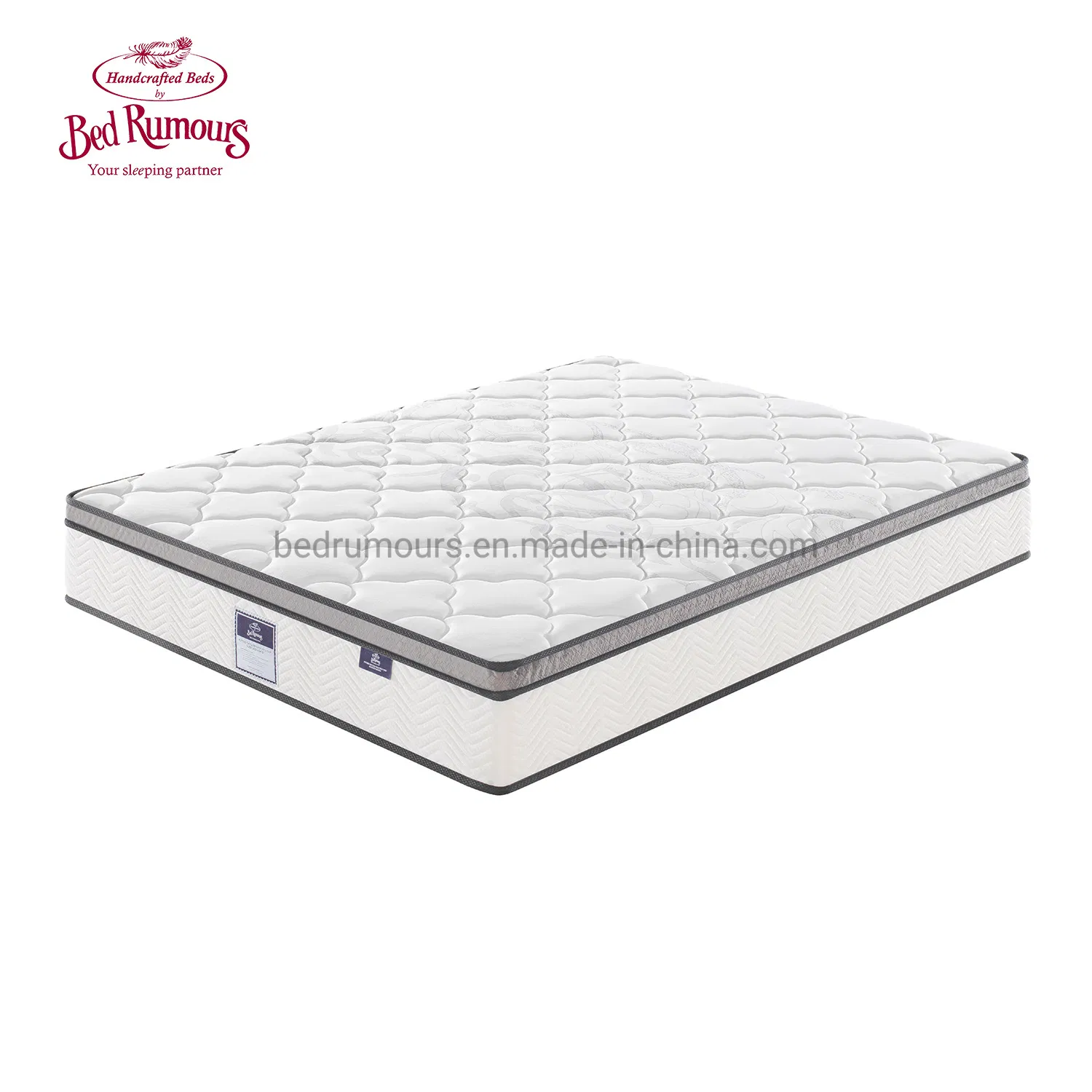 China Wholesale Home Furniture Memory Foam Mattress Box Mattress Compressed Spring Foam Mattress Orthopedic Mattress Into a Carton