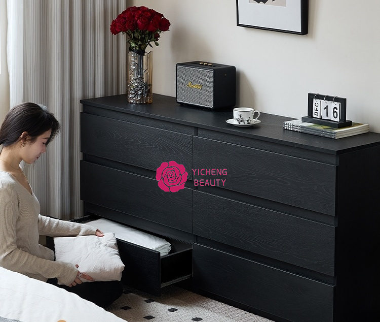 Black Drawer Storage Dresser 3