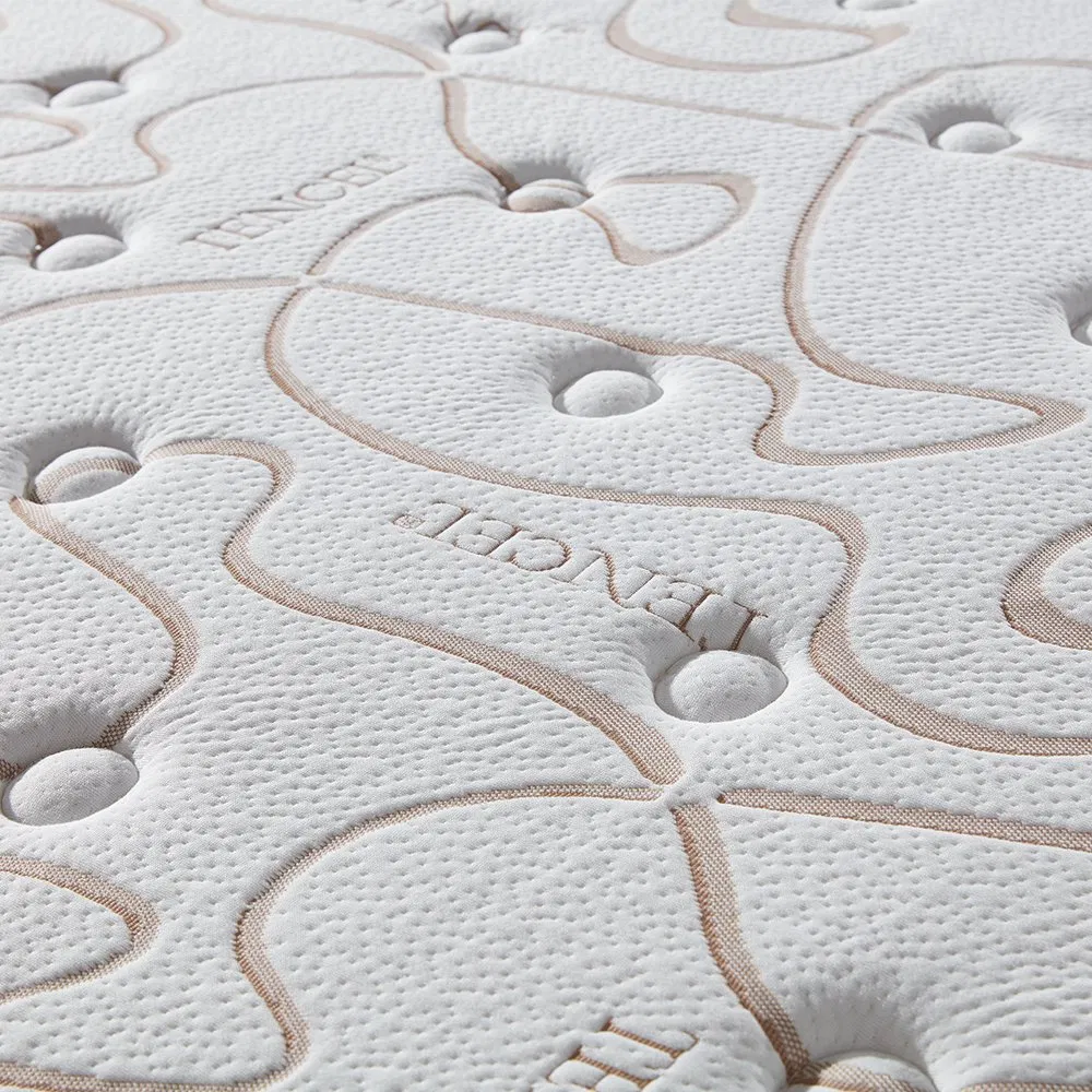 12 14 Inch Memory Foam Natural Latex Compressed Sleeping Bed Pocket Spring Comfort Mattress with Rolled Packing in a Box for Domitory Apartment Hotel Furniture