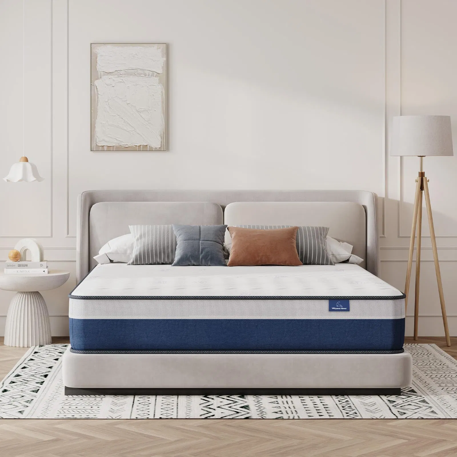 Twin Size Gel Memory Foam Pocket Springs Hybrid Mattress