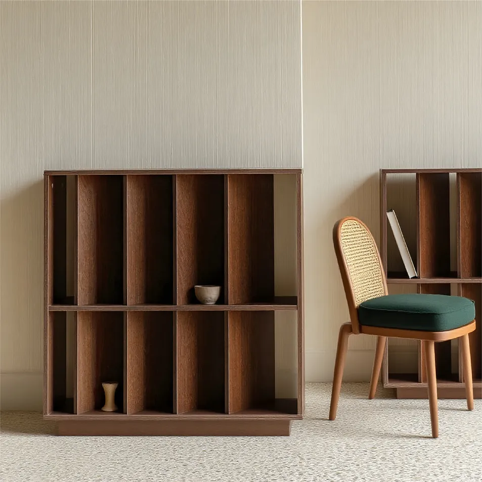 Modern Bookshelf Multifunctional Storage Jewelry Display Cabinet Heightened Grid