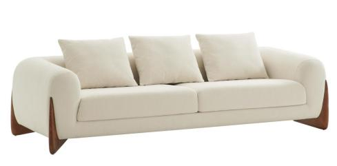 Modern Luxury Italian Style Sectional L Shape Sofa Living Room Furniture Set
