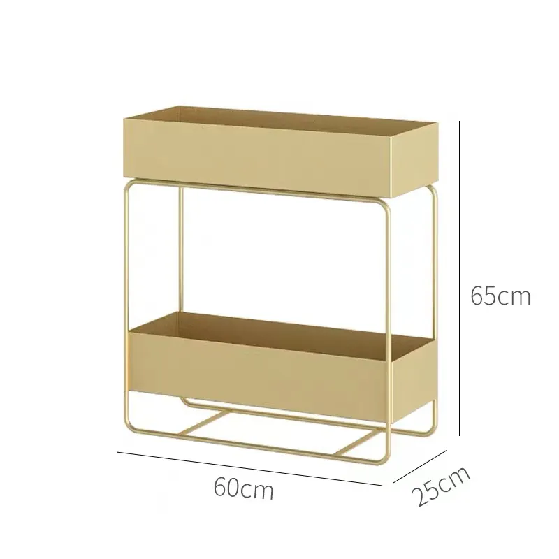 Modern Nordic Iron Bookshelf Display Stand detail view 1