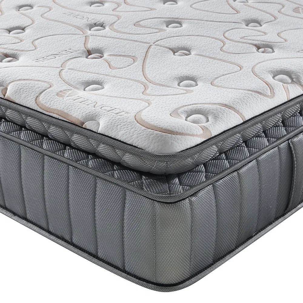 12 14 Inch Memory Foam Natural Latex Compressed Sleeping Bed Pocket Spring Comfort Mattress with Rolled Packing in a Box for Domitory Apartment Hotel Furniture