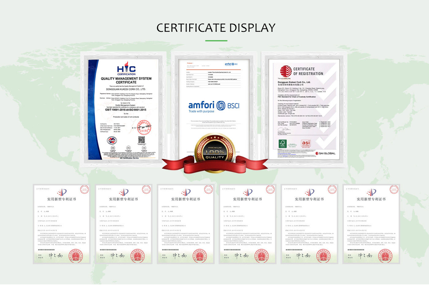 Ecological raw materials