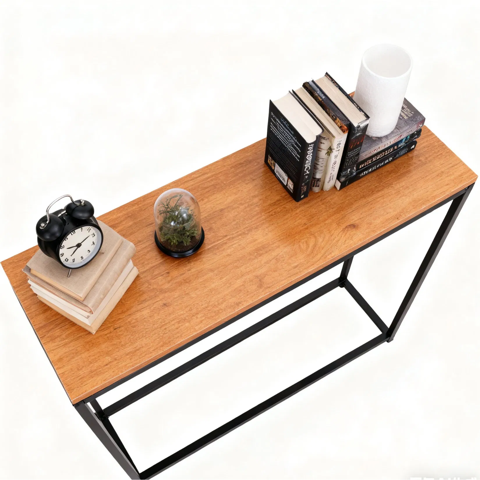 Factory Wholesale Simple Modern Console Table Square Metal Frame Dining Table for Home&Hotel