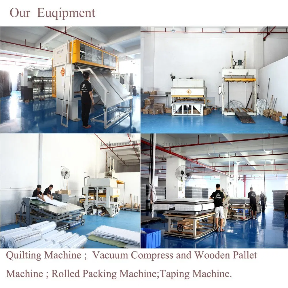 OEM/ODM Hotel Bedroom Foam Mattress for King Size Double Wall Bed Pocket Spring Made of Memory Latex Mattress