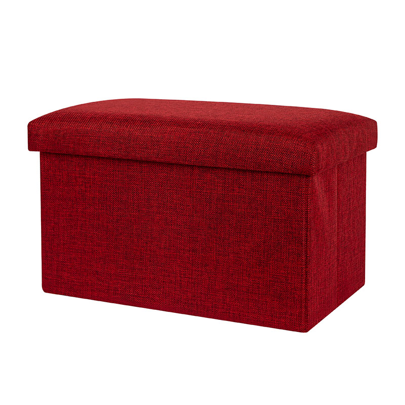 Durable Storage Foldable Ottoman Storage Stool Storage Box Chair Living Room Space Saving Chair Stools Ottoman Pouf