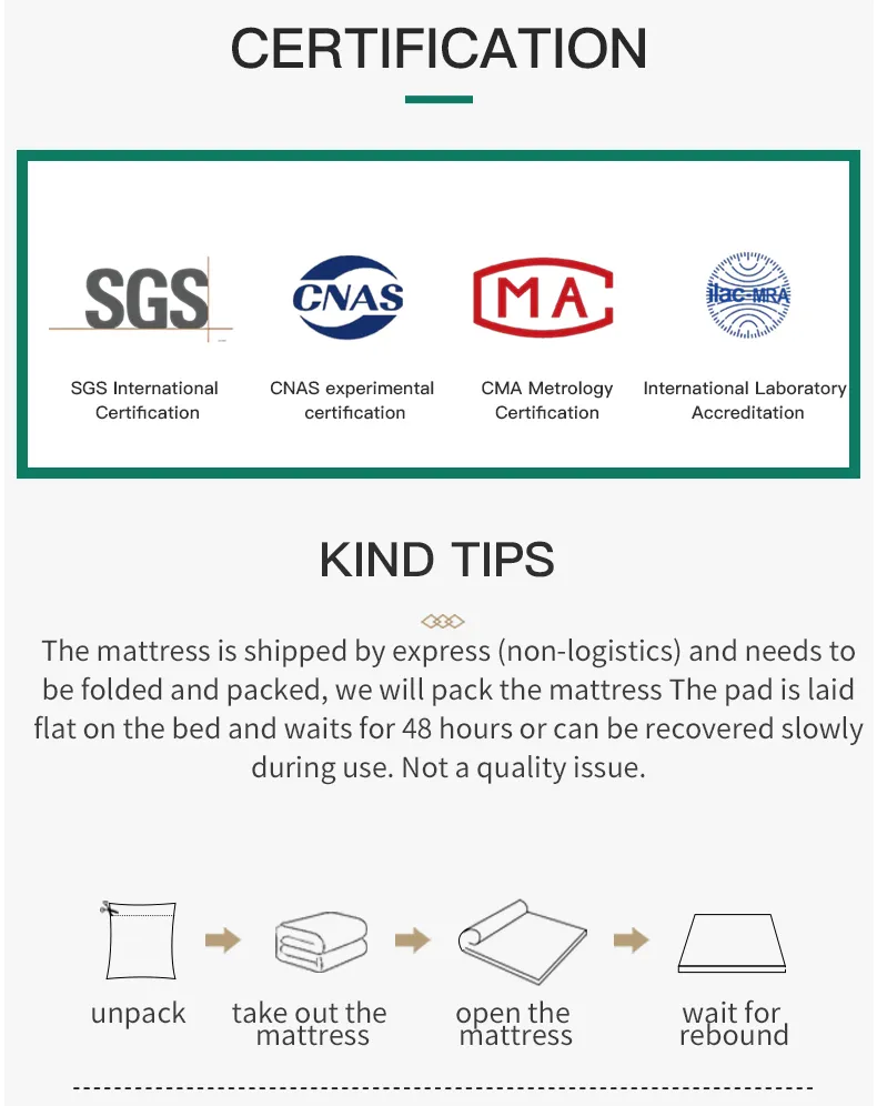Wholesale Hot Sale Customized Bonnell Spring Mattress with Zipper