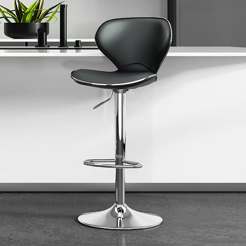 Contemporary Modern Casual Bar Stool Adjustable High Chair for Home Kitchen Dining Hotel Use in Living Room School