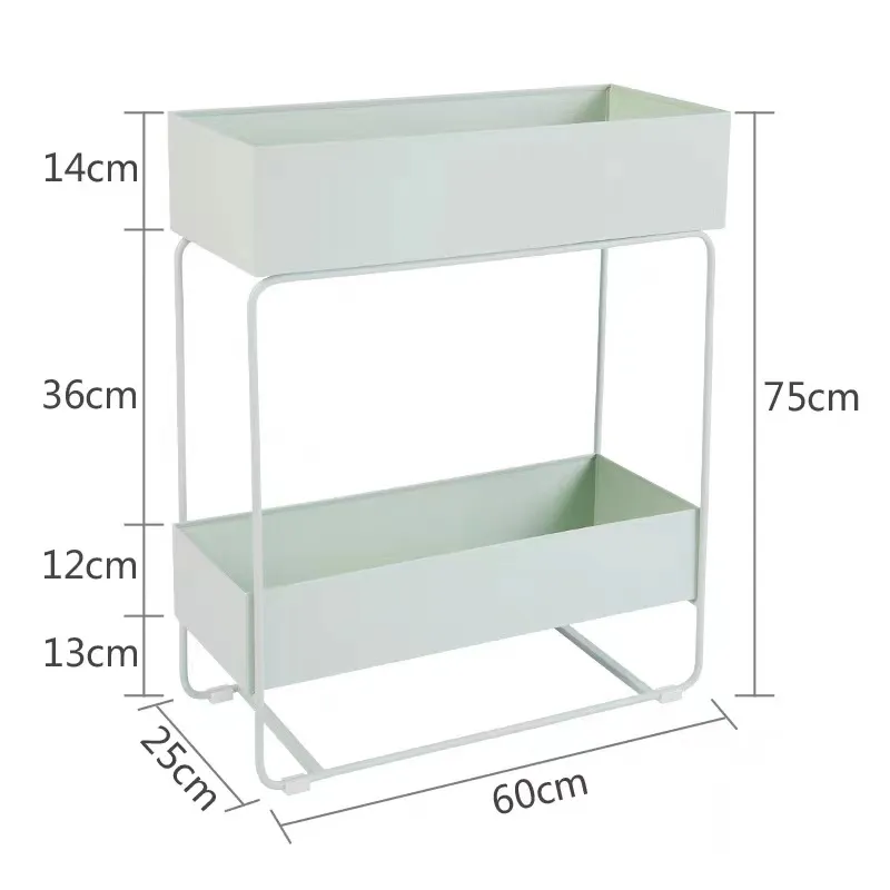 Modern Nordic Iron Bookshelf Display Stand detail view 2