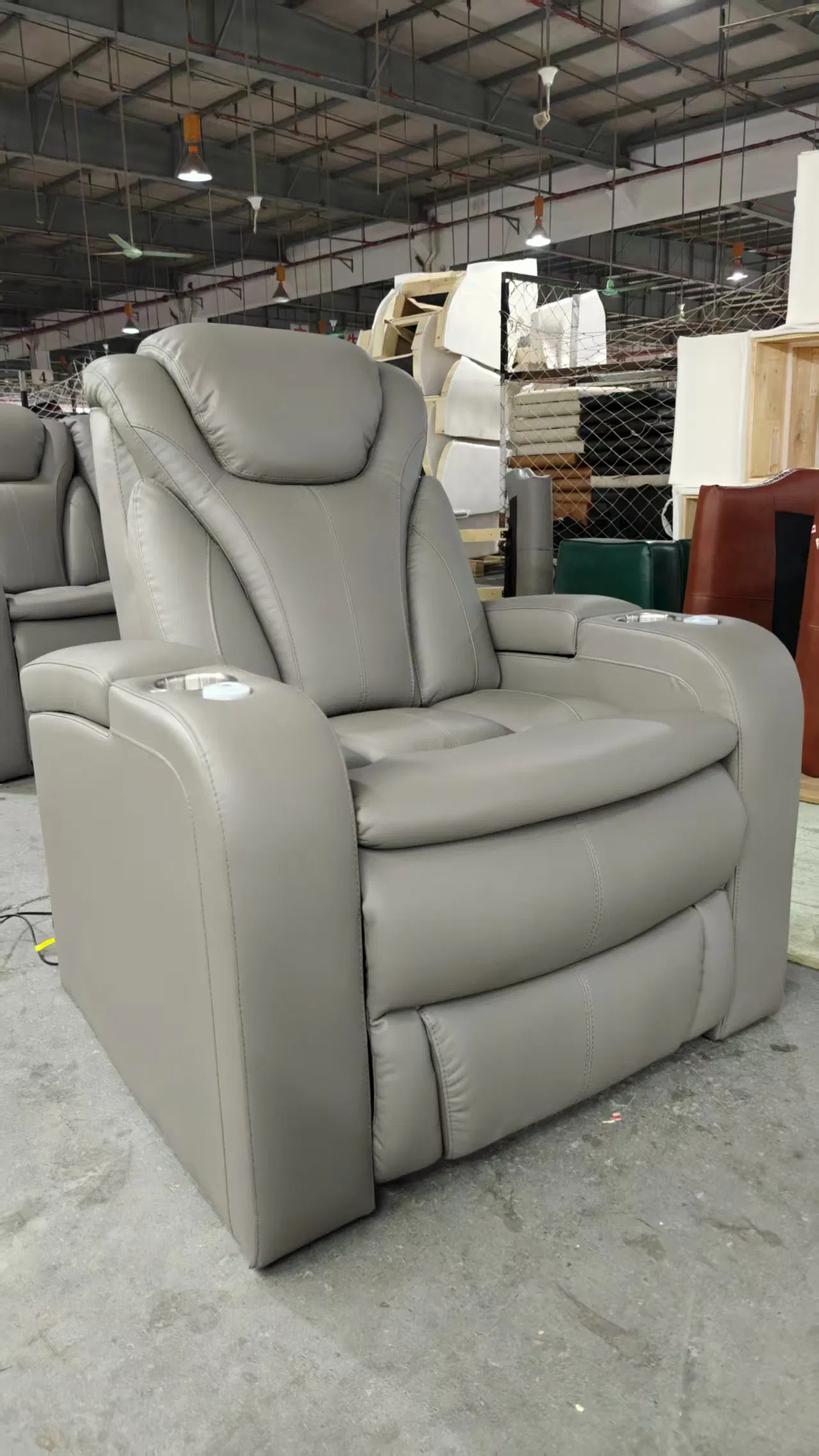 Luxury Electric Power Recliner Sofa Set for Modern Living Rooms