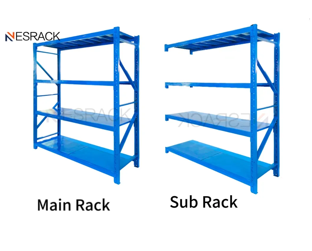 Assembled Iron White Longspan Light Duty Rack Industrial Metal Steel Warehouse Supermarket Boltless Storage Shelving for Book Food Display