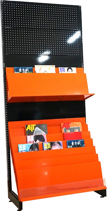 High Quality Supermarket Bookshop Metal Magazine CD Book Display Shelving