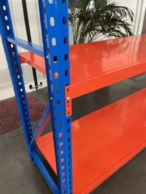 Assembled Iron White Longspan Light Duty Rack Industrial Metal Steel Warehouse Supermarket Boltless Storage Shelving for Book Food Display