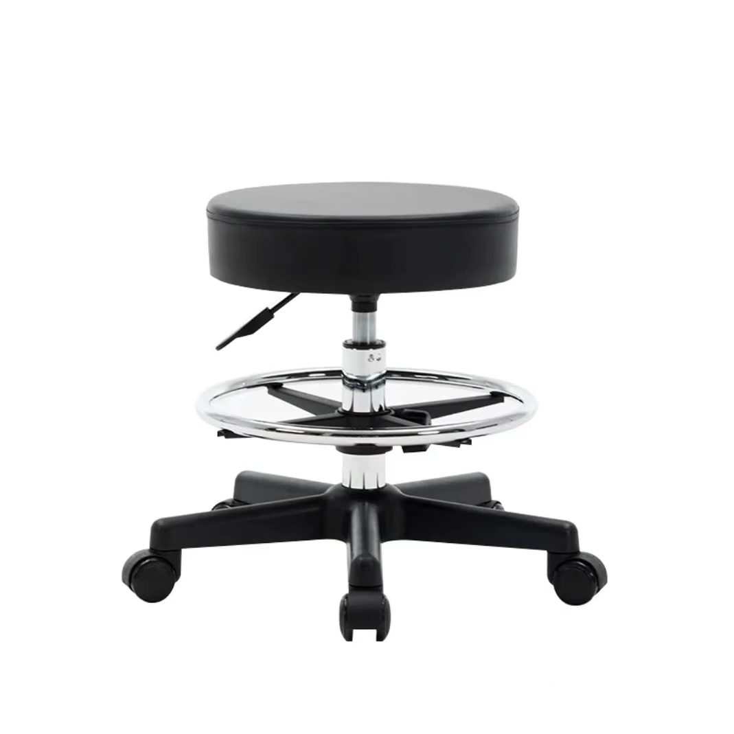 Modern Hot Selling Commercial Movable PU Leather Adjustable Swivel Bar Stool for Hotel and Living Room Dining