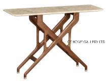 Home Furniture Wooden Modern Home Marble Stainless Steel Furniture Dining Console Table