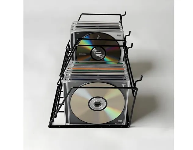 Hot Sale Vinyl Record Storage Rack Desktop CD Display Rack Book Shelf Magazine Organizer