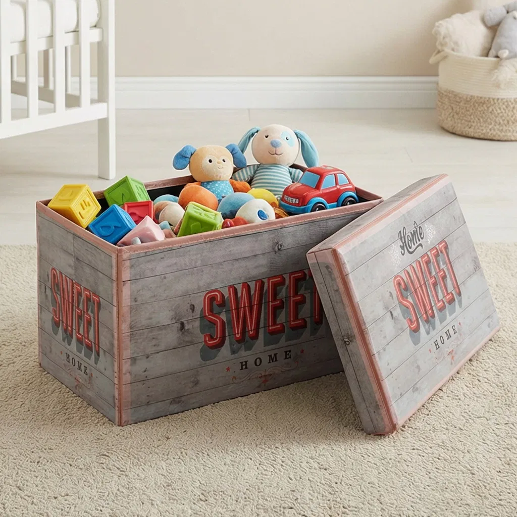 Multi-Functional Storage Ottoman Detail View 3