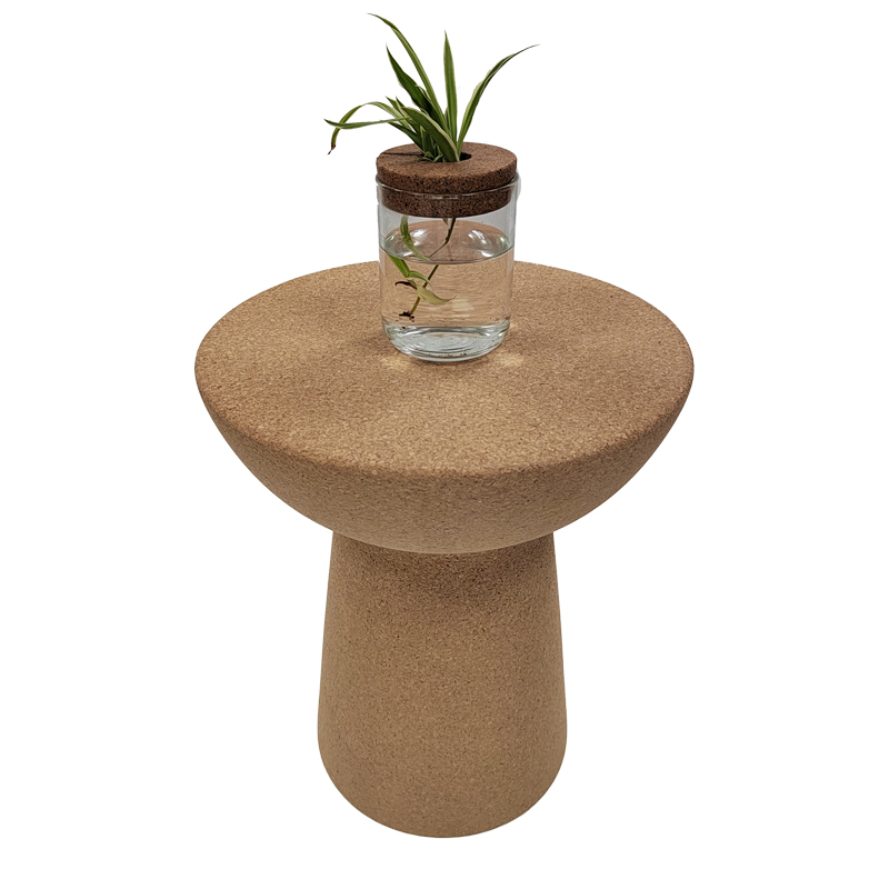 Natural Cork Furniture Champagne Wine Cork Stool Round Bed Side Tables for Living Room Home Bar