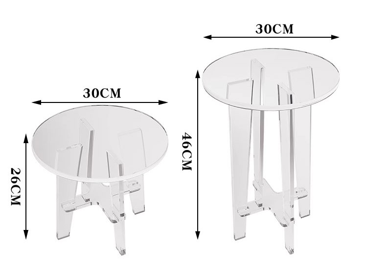 Acrylic Bar Stool Angle View