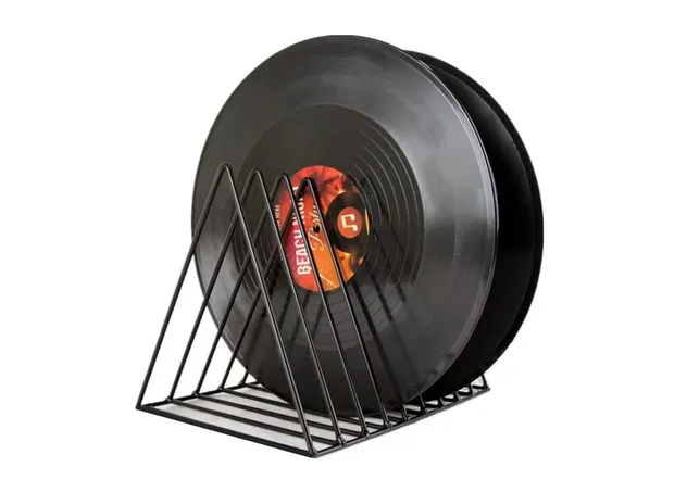 Hot Sale Vinyl Record Storage Rack Desktop CD Display Rack Book Shelf Magazine Organizer