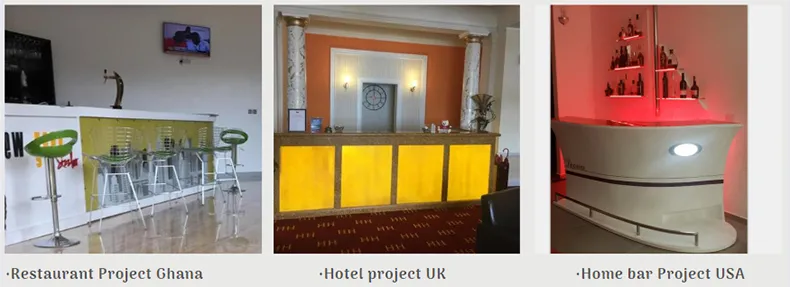 Customized Portable Hotel Restaurant Self Service Console LED Hot and Cold Buffet Equipment Counter Bar Table Design