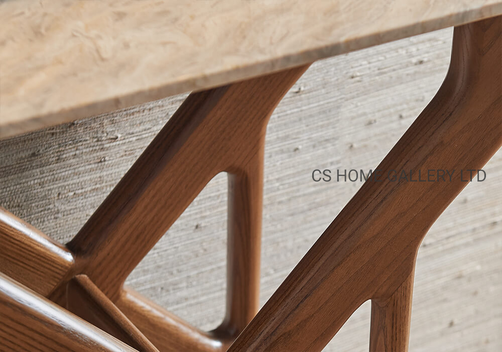 Home Furniture Wooden Modern Home Marble Stainless Steel Furniture Dining Console Table