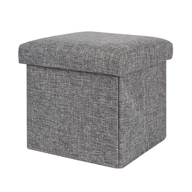 Durable Storage Foldable Ottoman Storage Stool Storage Box Chair Living Room Space Saving Chair Stools Ottoman Pouf
