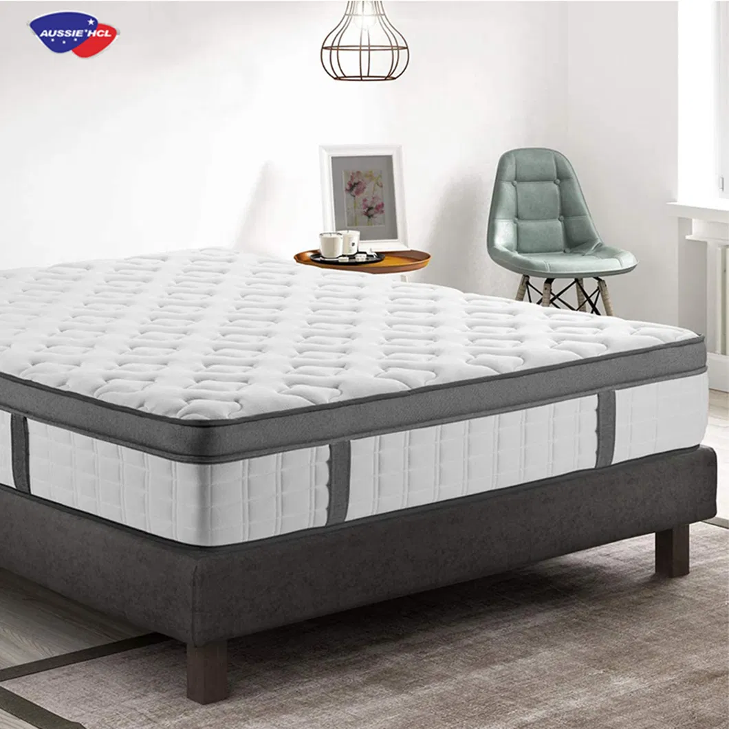 Foshan Mattress Factory Sleeping Well King Memory Foam Mattresses Vacuum Packing Twin Queen Double Full Comfort Pocket Spring Mattress in a Box