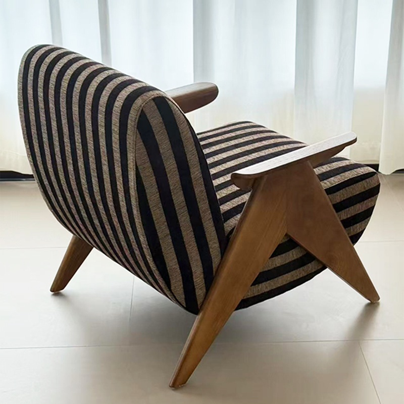 Modern Nordic Single Armchair In The Hotel Restaurant Mid Century Modern chair Leisure Sofa chair Furniture Living Room Set