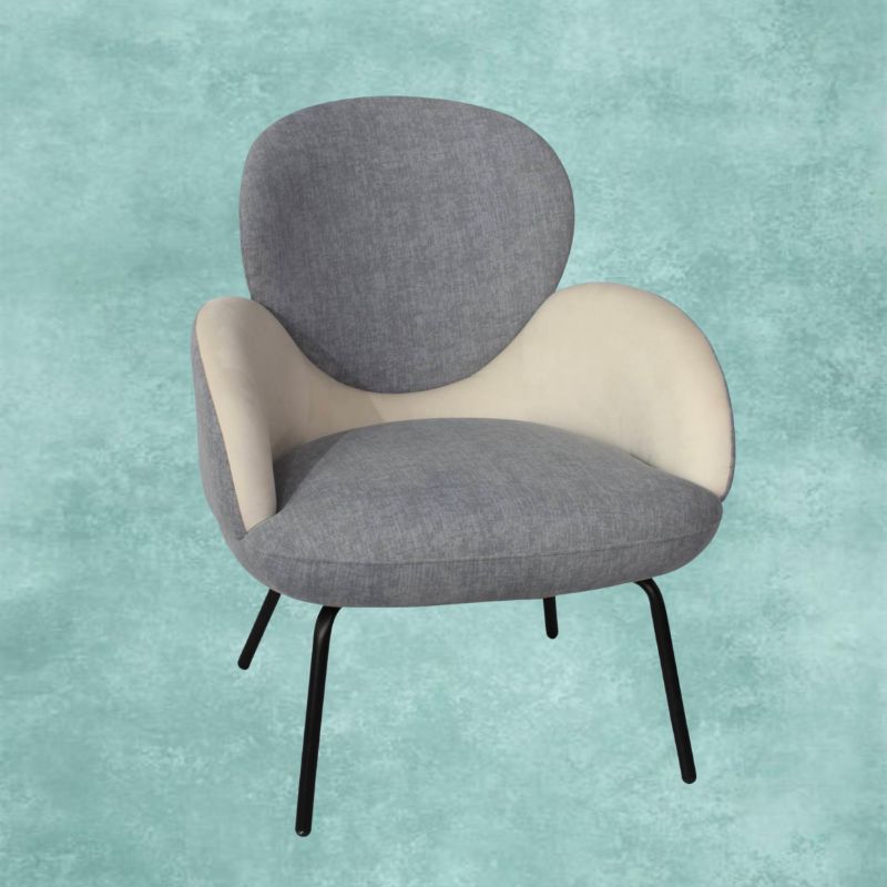 Best Selling Velvet Accent Armchair with Metal Foot Mix of Colors for Living Room or Bedroom Leisure Sofa Chair