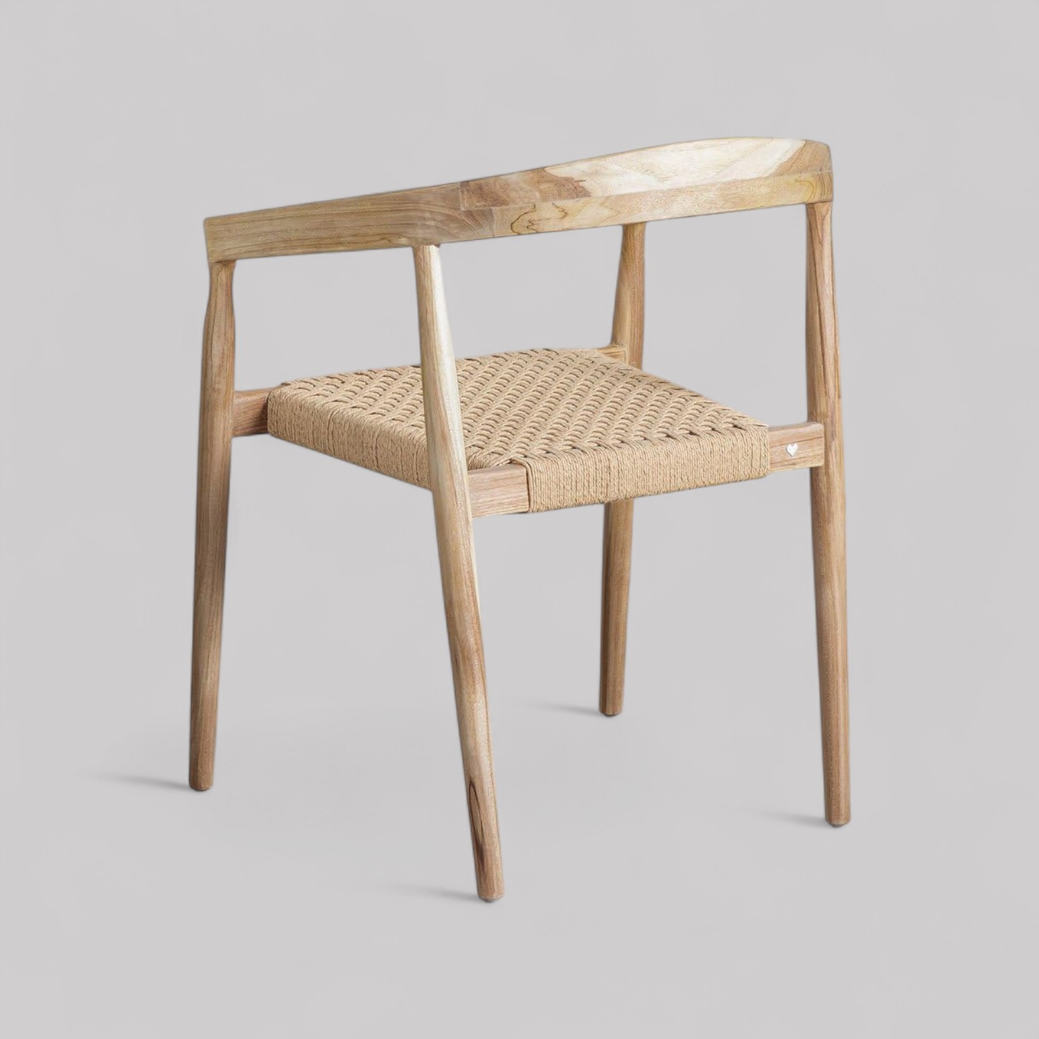 Solid Teak Chair View 3