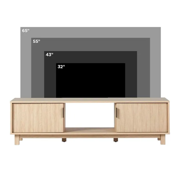 Medieval Walnut Media Entertainment Center, Media Console