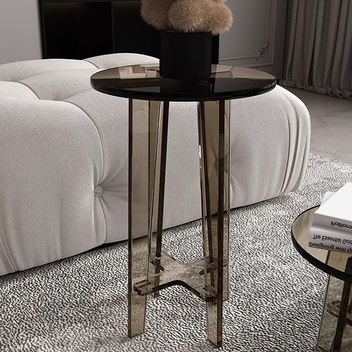 Modern Luxury Counter Height Acrylic Bar Stools for Home Hotel Dining and Bedroom Luxury Furniture for Living Room