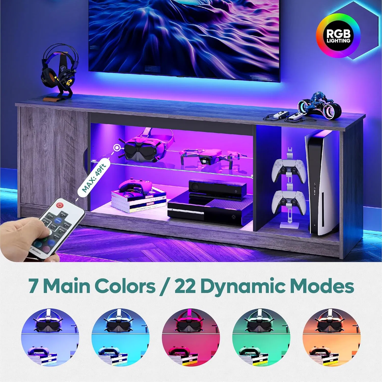 Media Console Assembly Details