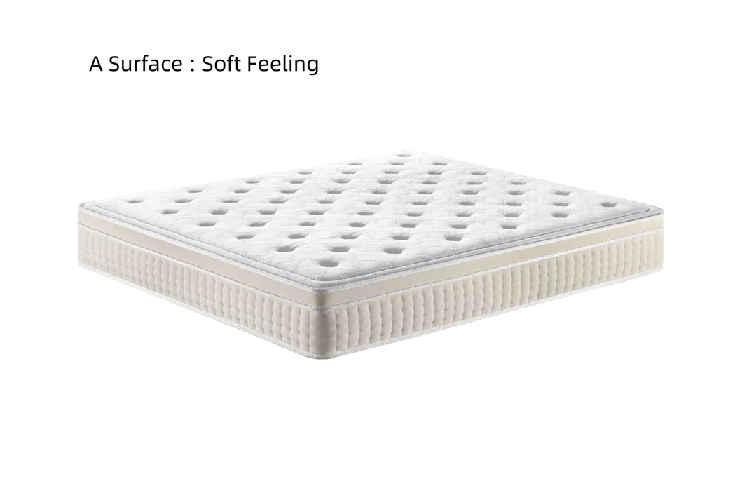 Low Price Resilient Breathable Sleeping Comfort Spring Rolled Mattress for Hotel
