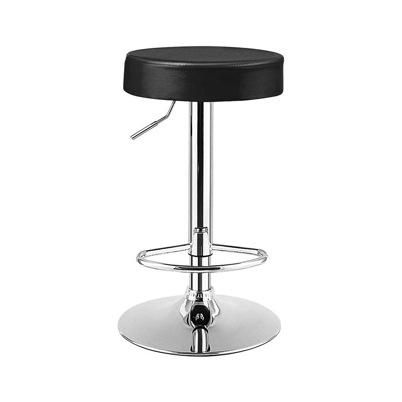Round Adjustable Bar Stool for Island Kitchen Pub Home Restaurant Party