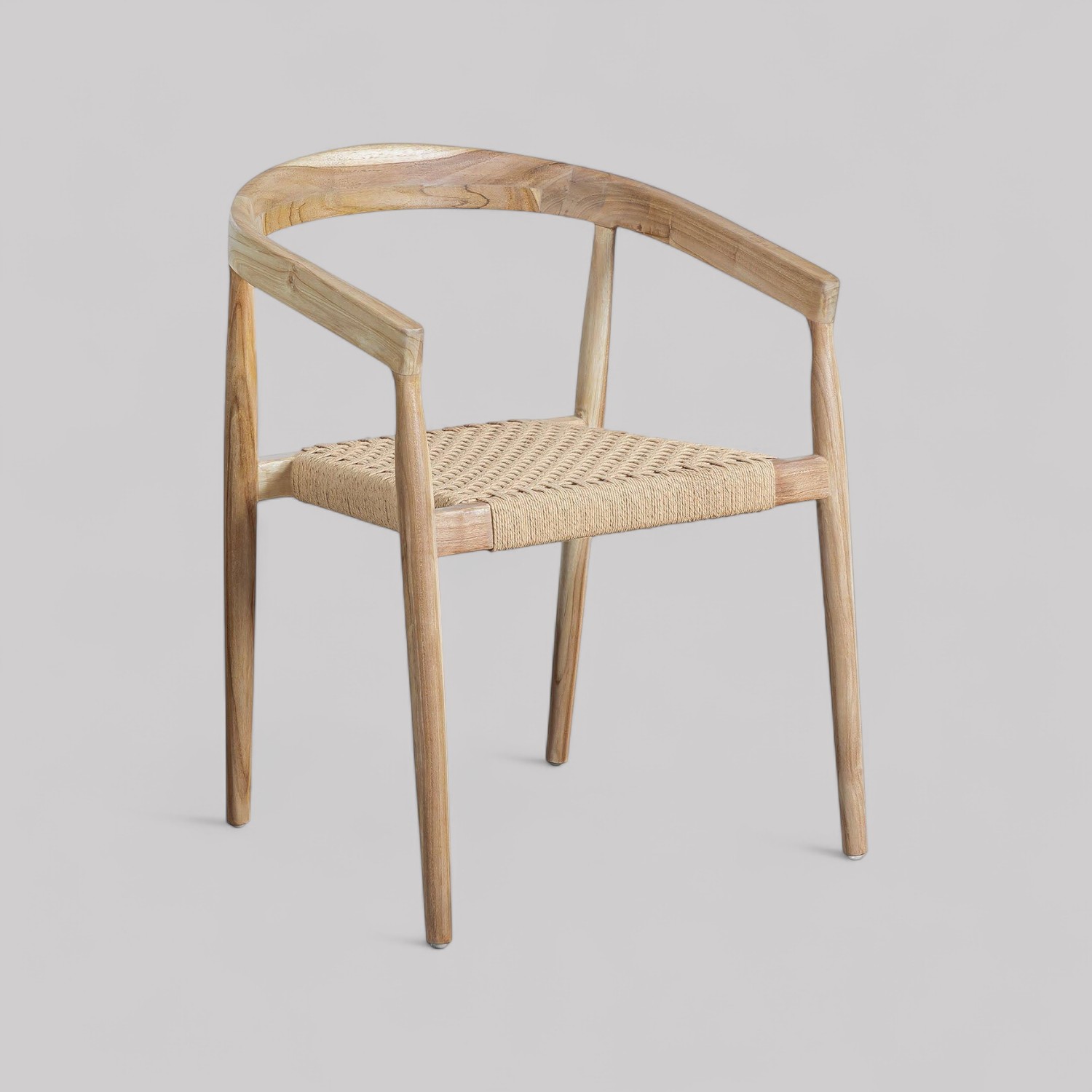 Solid Teak Chair View 1