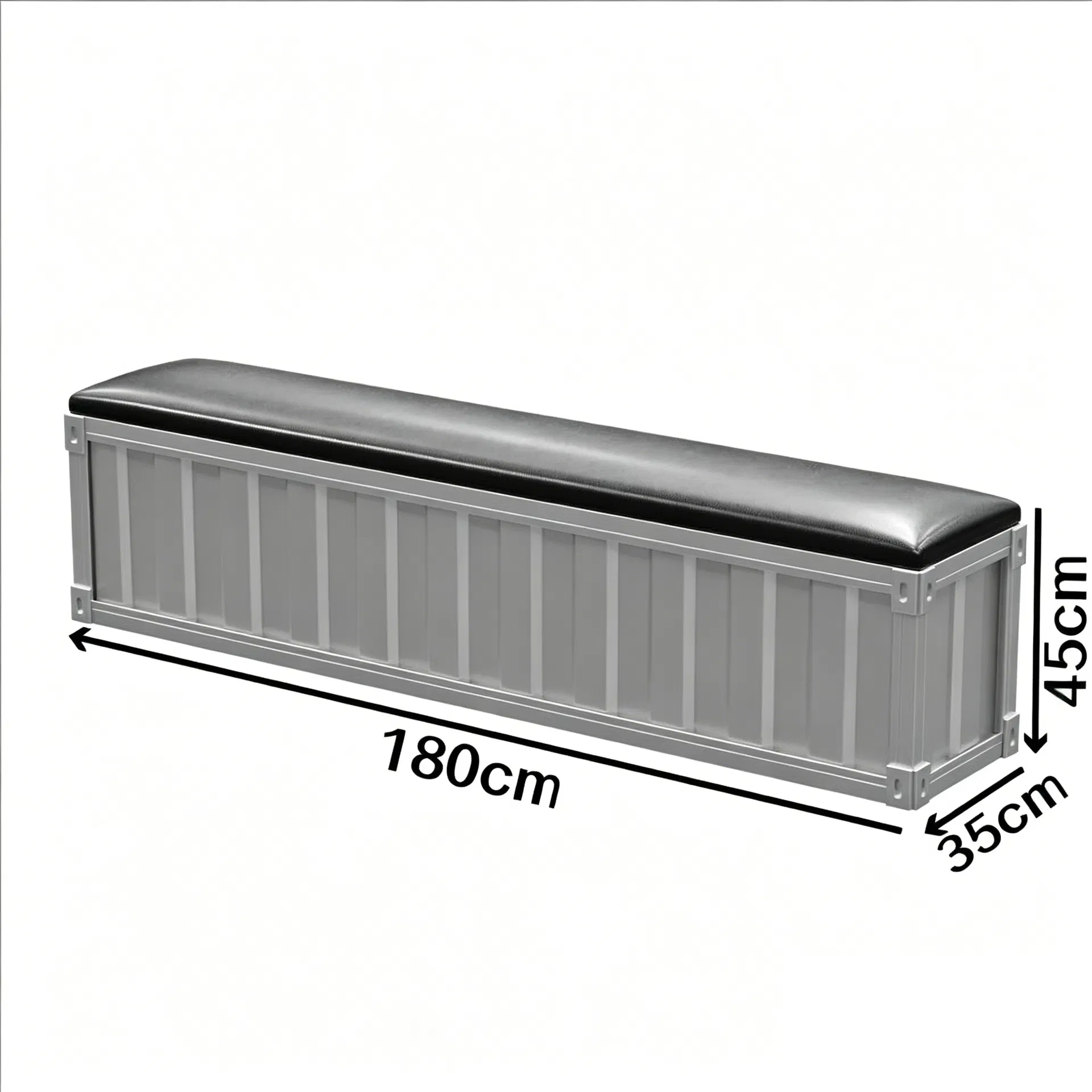 Industrial Style Home Entryway Shoe Bench with Soft Iron Seat and Storage for Hallway Sofa for Apartment or Hotel