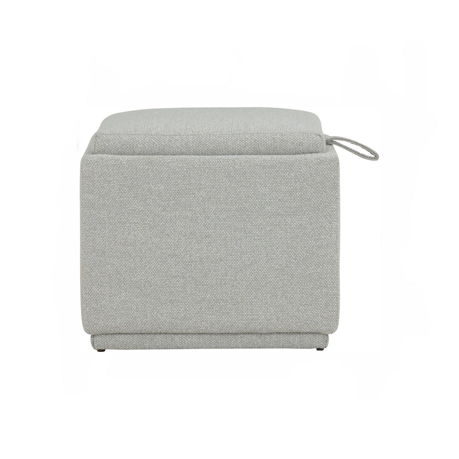 High End Square Storage Ottoman with Square Hidden Storage and Footrest for Home Living Apartment Living Room Use