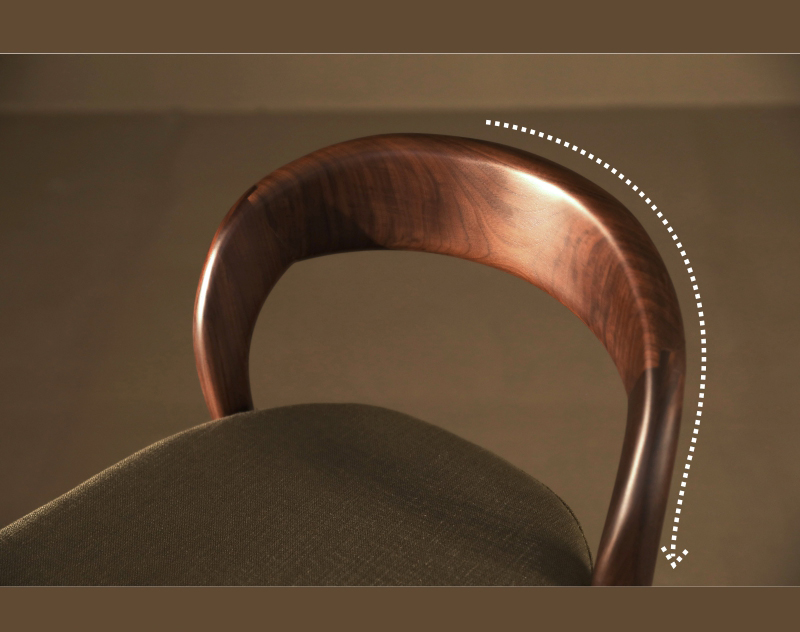 Modern Walnut Solid Wood Bar Chair Upholstered PU Leather Counter Stool Commercial Restaurant Cafe High Bar Seating Furniture
