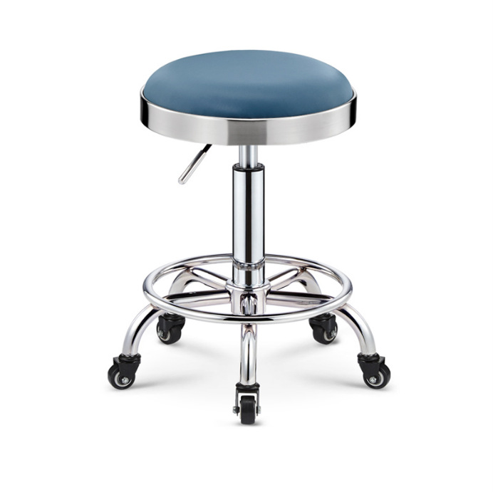 Modern Hot Selling Commercial Movable PU Leather Adjustable Swivel Bar Stool for Hotel and Living Room Dining