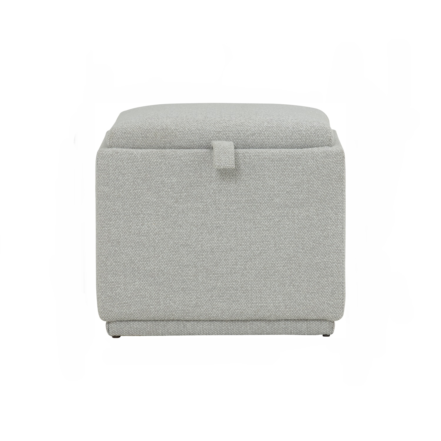 High End Square Storage Ottoman with Square Hidden Storage and Footrest for Home Living Apartment Living Room Use