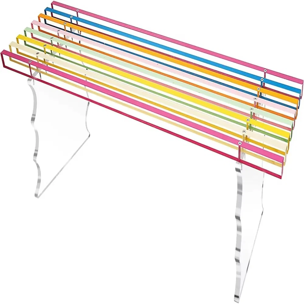 Stylish Acrylic Entryway Bench for Modern Home Decor
