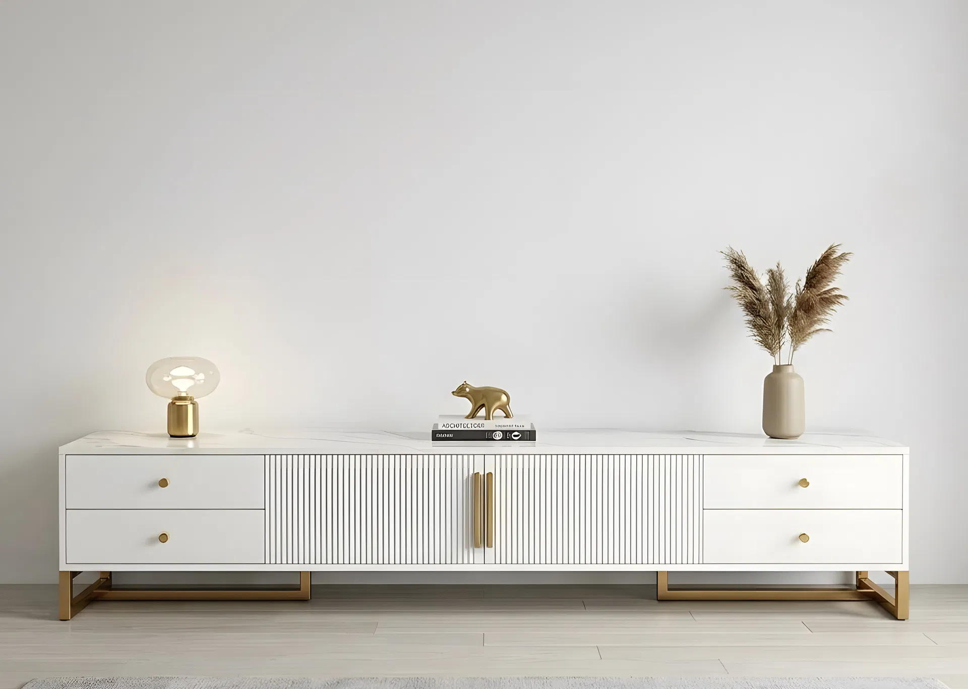 Full view of premium TV stand collection