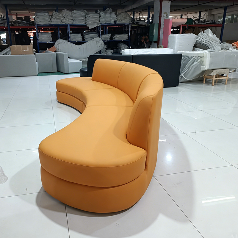 Modern KTV Lobby Sectional Couch Fabric Restaurant Hotel Office Bar Waiting Area Sofa