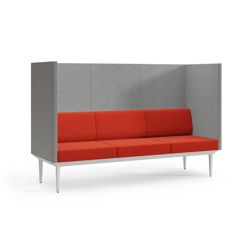High Quality Commercial Furniture Reception Lounge Comfortable Corner Office Sofas Durable Sectional Fabric Sofa Set
